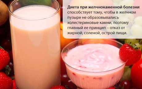 Dieta z kamicą żółciową